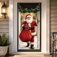 thumbnail image 5 of Christmas Door Cover, 72 x 36 Inch Christmas Decorations for Front Door, Yellow, 5 of 6
