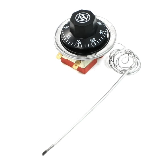 Uxcell 50-300C Degree Adjustable Dial Temperature Controller Switch AC 250V 16A 3A