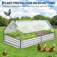 thumbnail image 1 of AKDSteel Galvanized Raised Garden Bed With Cover, 6x3x1 Ft Metal Planter Box Featuring Screen Windows And Large Greenhouse For Outdoor Growing Of Flowers, Vegetables, And Herbs, 1 of 8