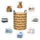 thumbnail image 4 of Balery Dachshund Dog Puppy Cesta de ropa redonda con asas, impermeable, independiente, para ropa, juguetes, dormitorio y familia-Small, 4 of 6