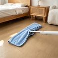 thumbnail image 4 of Microfiber Floor Squeegee Replacement Cloth - Absorbent and Lint-Free Mop Pad for Hard Floor Cleaning - Fits Mop Frames - Reusable, Easy to Clean, 1 Piece,Blue, 4 of 5