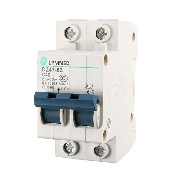 Unique Bargains  230V/400V 40A ON/OFF Switch Double Pole  Circuit Breaker 6000A