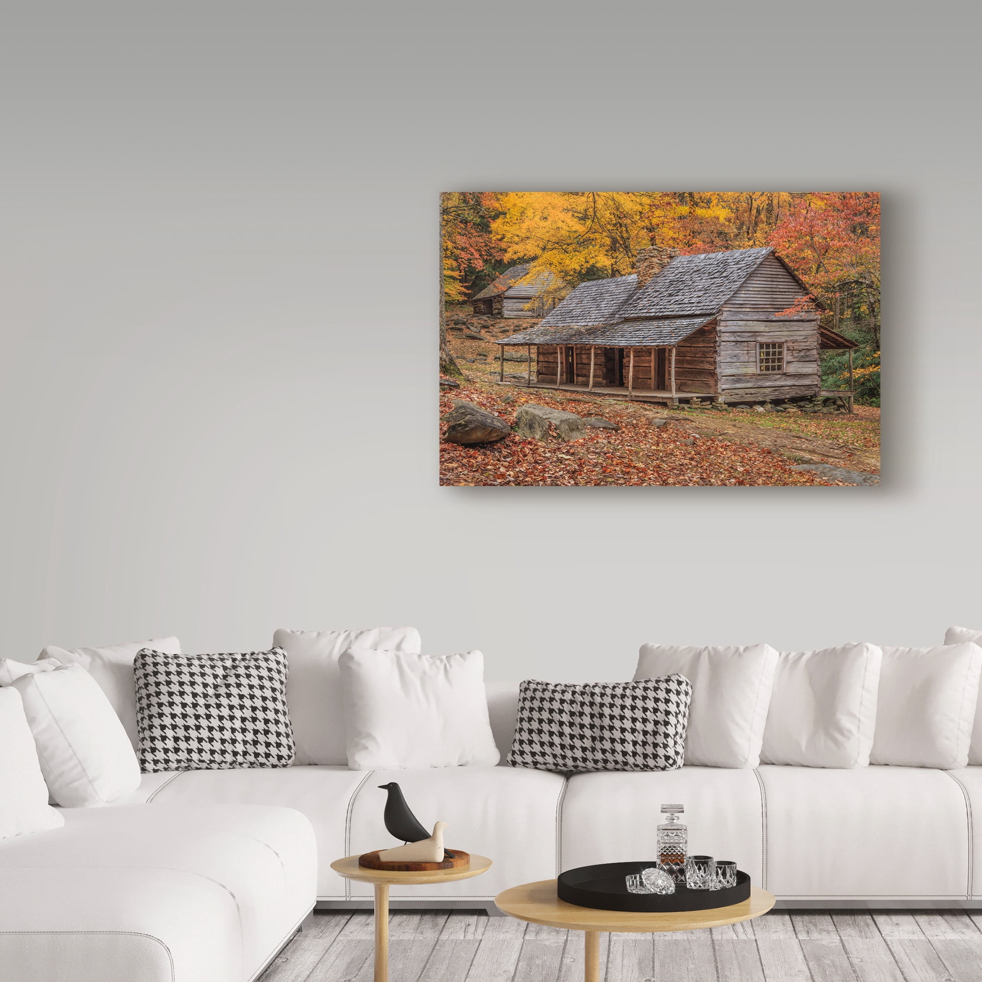 Trademark Fine Art 'Bud Ogle Place With Barn' Canvas Art by Galloimages Online