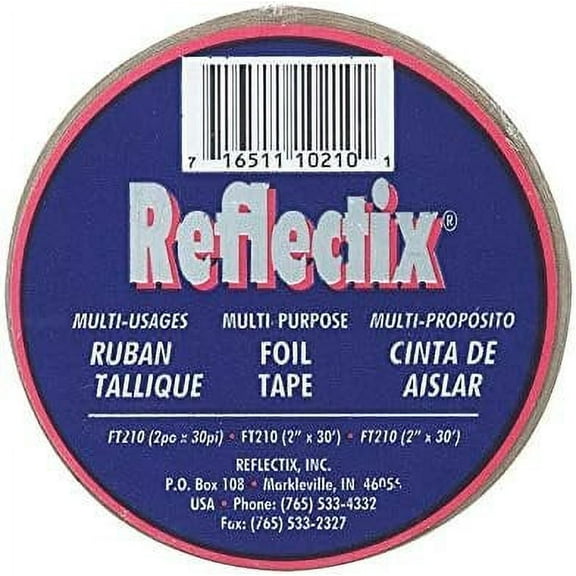 Reflectix 2 in. W x 30 ft. L Reflective Radiant Barrier Foil Tape Insulation Roll