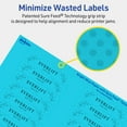 thumbnail image 5 of Avery Printable Rectangle Labels, Bright Blue, 5/8" x 3", 1,280ct, 5 of 11