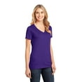 thumbnail image 4 of District Made Women's Short sleeve Cotton V-Neck T Shirts DM1170L, 4 of 6