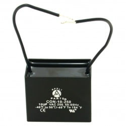 - Fan Capacitor 10 Mfd uf 250V 2 Wire
