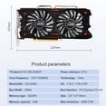thumbnail image 7 of JINGSHA Graphics Card,1257/1340MHz Core 2 Core 2 Fans RX580 1257/1340MHz Core HUIOP Video RX580 BUZHI dsfen, 7 of 7