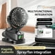 thumbnail image 4 of Fiudx Mini Ventilador Portátil con Rotación de 360 Grados, Silencioso para Uso En Casa o En La Oficina, Recargable con Potente Viento, Ideal para Actividades Al Aire Libre En Verano, Ligero y Fácil d, 4 of 6