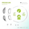thumbnail image 2 of ZABERT KX - anteojos de natación para niños pequeños, anteojos de natación para niños pequeños de 0  multicolor, 2 of 3