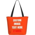 thumbnail image 3 of Custom Tote Bag With Logo Photo, Custom Bag, Personalized Shopping Bags Reusable Grocery Bags Bulk For Work Travel Gifts, 3 of 8