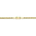 thumbnail image 4 of Leslie's Real 10kt Yellow Gold 2.5mm Diamond-Cut Rope Chain; 24 inch; Lobster Clasp; for Adults and Teens; for Women and Men, 4 of 5