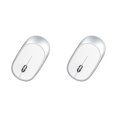 thumbnail image 4 of Sidaley Ratón inalámbrico recargable con Bluetooth de 2,4G, ratón óptico USB para juegos, ratón portátil fino, recién llegado para Mac, y PC Plata espacial modo 2 2piezas, 4 of 6