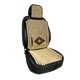 thumbnail image 2 of Funda de cojín de asiento de coche con cuentas de madera y masaje refrescante de verano universal, almohadas lumbares de malla y cojines de asiento, 2 of 4
