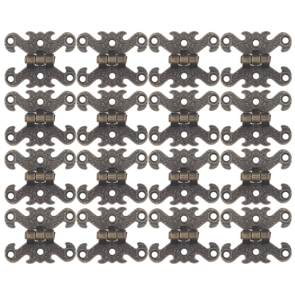 HONITANO Honitano Vintage Cabinet Hinges, Bronze, Zinc Alloy, Durable and Ornate, for Furniture