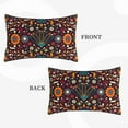 thumbnail image 4 of Haiem Pillowcase for Hair and Skin Queen - Colorful Mexican2 Printed Soft Pillowcase with Envelope Closure-14"x20", 4 of 9