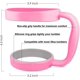 thumbnail image 3 of Paquete de 3 asas para vasos de 30 oz, asas para tazas o portavasos de repuesto (negro, rosa y azul), 3 of 6