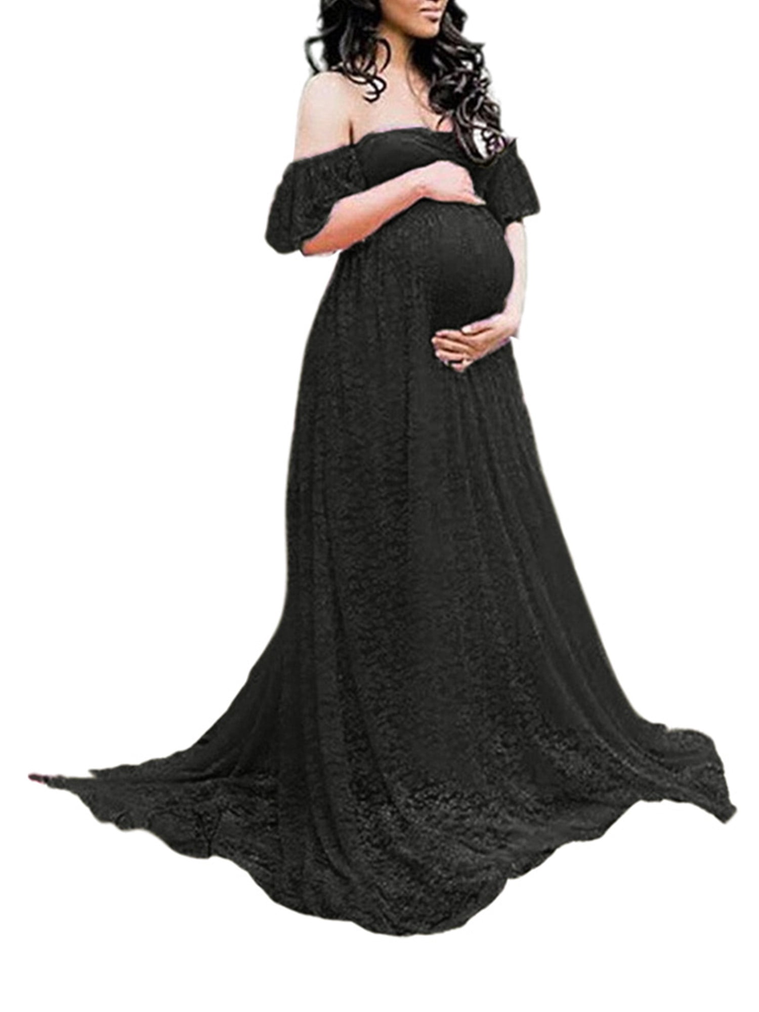 Orange Short Sleeve Maternity Handmade Babyshower Pregnant Wedding S M L XL 