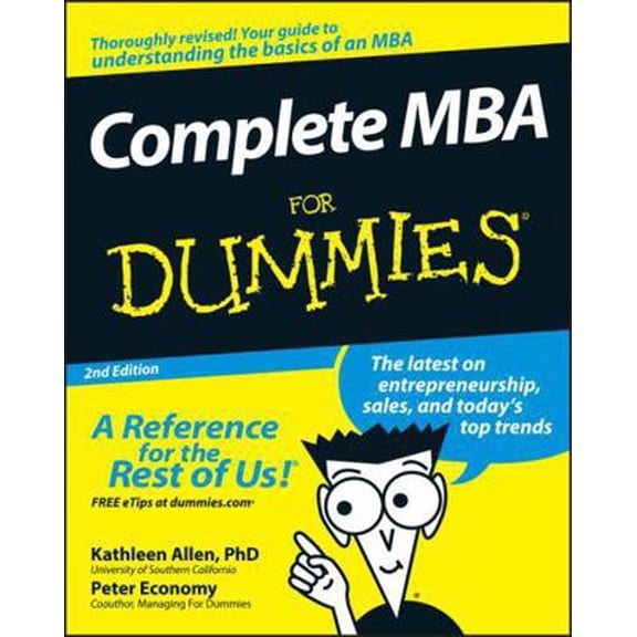 Pre-Owned Complete MBA for Dummies (Paperback) 0470194294 9780470194294