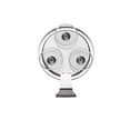 thumbnail image 4 of Espejo de ducha con marco de metal duradero, accesorio de baño de diseño elegante para hombres y mujeres con revestimiento antivaho y soporte para maquinilla de afeitar de acero inoxidable (ventosa), 4 of 7