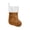 Stocking Dark Brown, variant on Christmas Dog Bone Stocking 16.1",Tan Deer Spot Faux Fur Pet Hanging Stocking for Fireplace Tree Mantel Window Holiday Decor