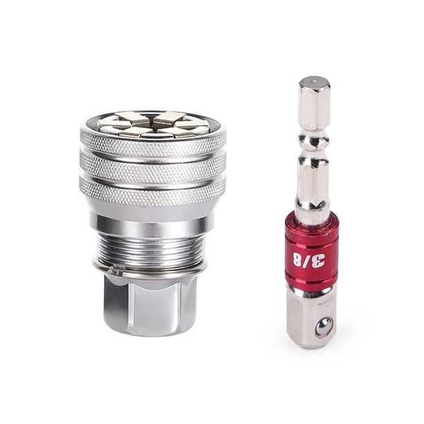 WDOplteas Manguito llave multifunción ajustable 10-19 mm para llave dinamométrica y taladro eléctrico
