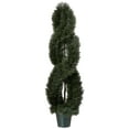 thumbnail image 2 of Nearly Natural 5' Pond Cypress Spiral Topiary UV Resistant (Indoor/Outdoor), 2 of 4