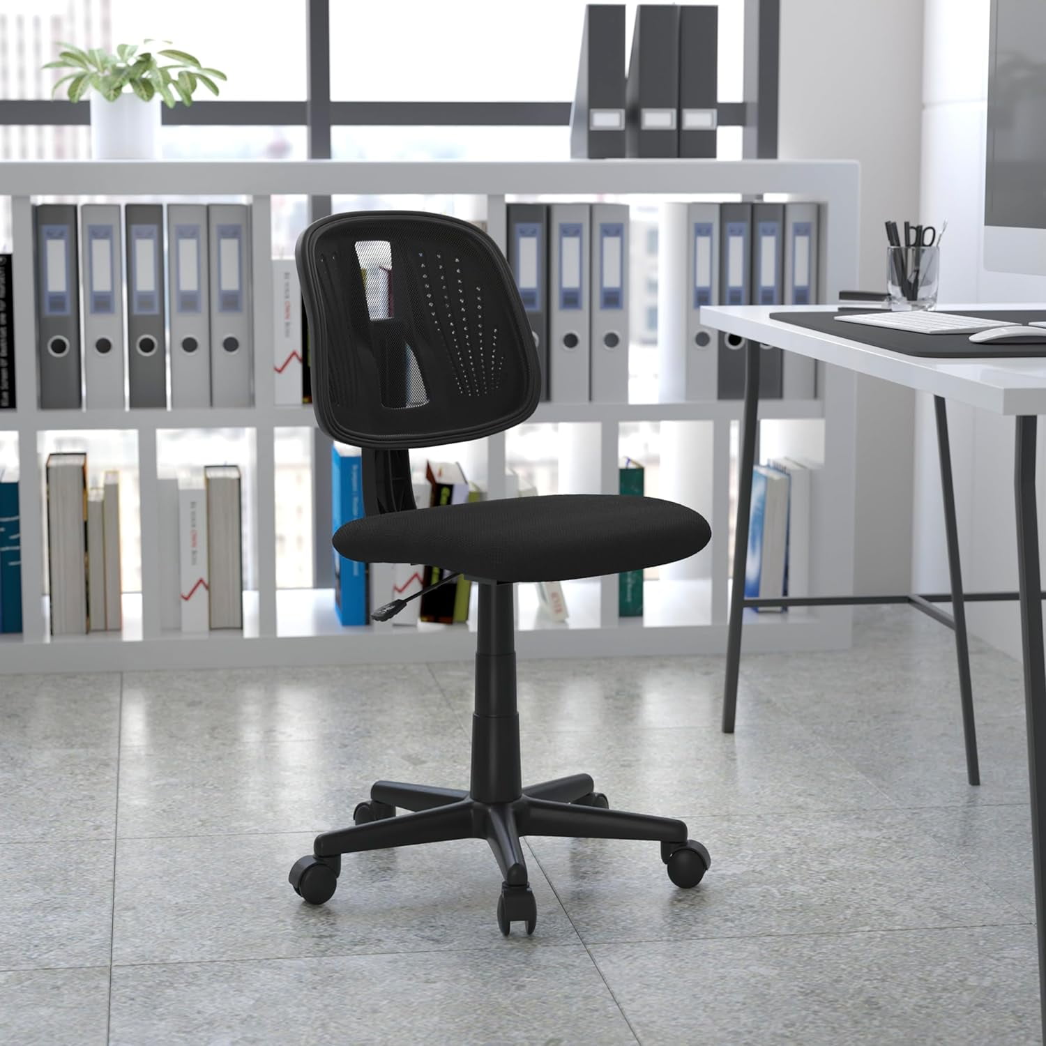 mid-back black mesh executive office product