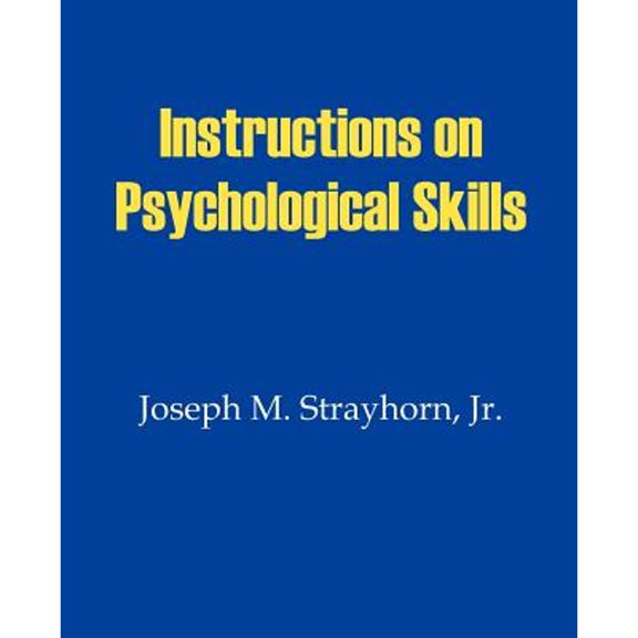 Instructions on Psychological Skills (Paperback)