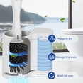 thumbnail image 2 of Glamchi Electric Toilet Brush Scrubber Kit with Holder , 8 Refill Heads and 2 Brush Types, 2 of 9