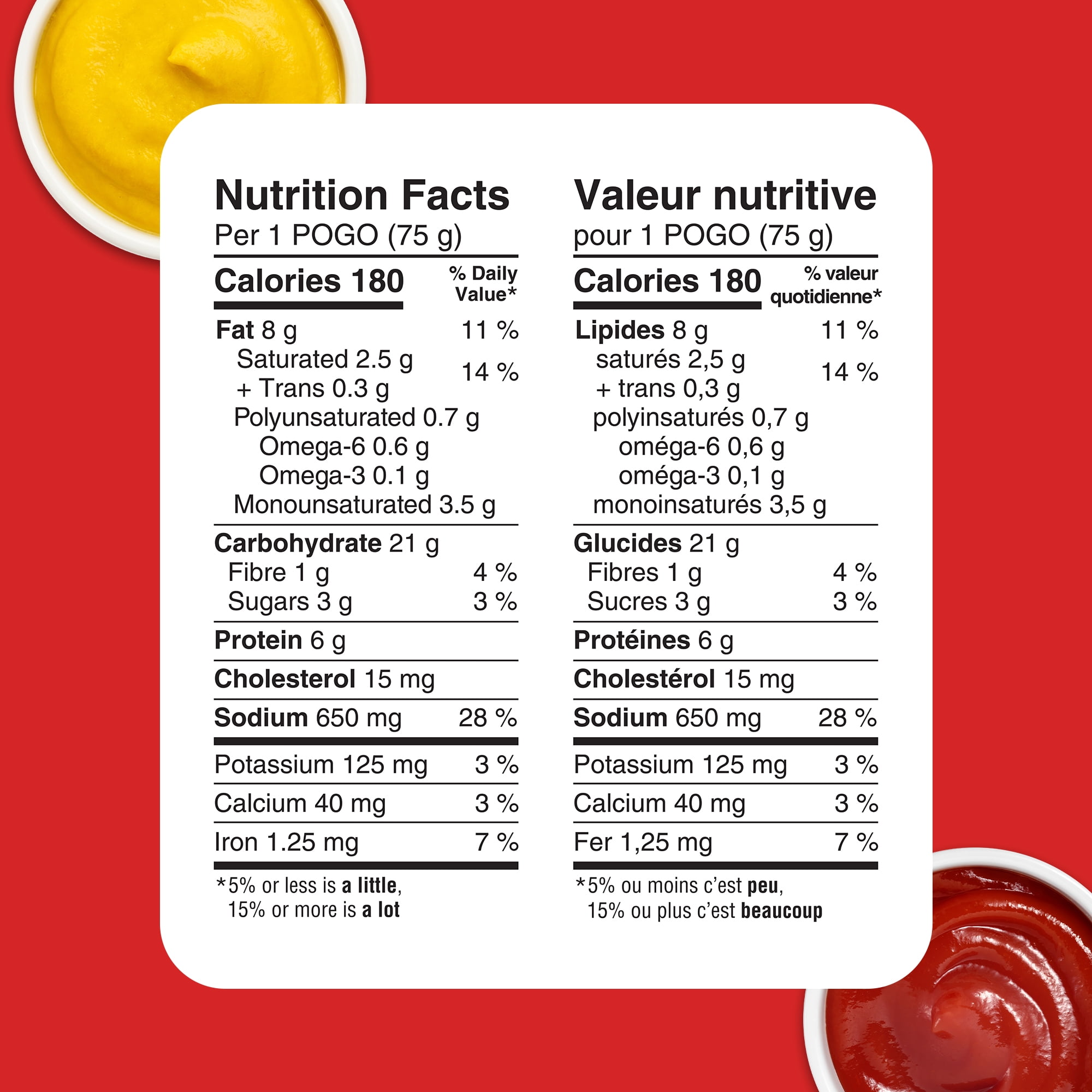 POGO® All Beef corn dogs 8-pack, 600 grams, Prepared in Canada, 600 g