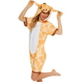 thumbnail image 4 of FUNZIEZ! - Giraffe Women's Short Sleeve Novelty Romper - X Large, 4 of 7