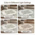 thumbnail image 7 of ODIKA 9'x12' Washable Area Rug Low Pile, Flatwoven, Beige Boho Asymmetrical Washes Understated An Under Dining Table for Great Room, Indoor Concept, Large Living, 7 of 7