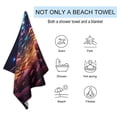 thumbnail image 2 of Independence Day Of The United States Flag Beach Towel, Microfiber Beach TowelsAbsorbent, Compact, Beach Blanket, Lightweight Towel for The Swimming, 2 of 7