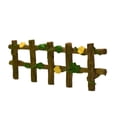 thumbnail image 2 of Mini Flower Ivy Wooden Fence Fairy Garden Accessory Miniature Outdoor Dollhouse Landscape Decor, 2 of 5