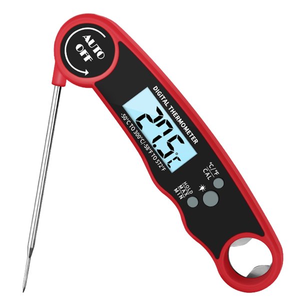 Precio reducido por tiempo limitado!Termómetro digital para barbacoa, termómetro plegable para barbacoa, sonda, termómetro electrónico para alimentos