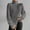 Gray, variant on hoksml Sweaters for Women Fashion Turtleneck Loose Solid Color Womens Sweaters Long Sleeve Pullover Sweater Tops on Clearance