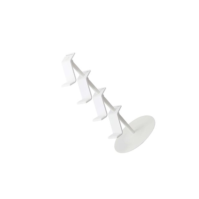 Moyic Estante de almacenamiento, soporte remoto, soporte para controlador, suministros para juegos, cuatro capas, tres capas, mano de obra Almacenamiento y organización del hogar Blanco cuatro capas