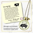 thumbnail image 2 of Pig Moms Get Dirty Necklace Gutsy Goodness Female Adult Bronze Metal Jewelry, 2 of 8