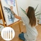 thumbnail image 5 of Juego de Pinceles para Pintar, 12 Piezas, Pinceles de Madera para Artistas, Adultos, Niños, Pintura Corporal, Pintura Acrílica, Acuarela, 5 of 5