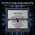 thumbnail image 3 of MR.CARVE Engraver Engraving Marker Infrared Module and 10W Blue Module Support Offline Work APP Control Compatible with WindowsAndroidIOS/ for Paper Bamboo Glass Acrylic Metal Material, 3 of 7