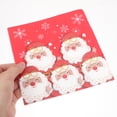 thumbnail image 3 of KAKOWELY 40 servilletas de papel desechables de doble capa para fiestas navideñas, gruesas y rojas, para cenas y fiestas., 3 of 4