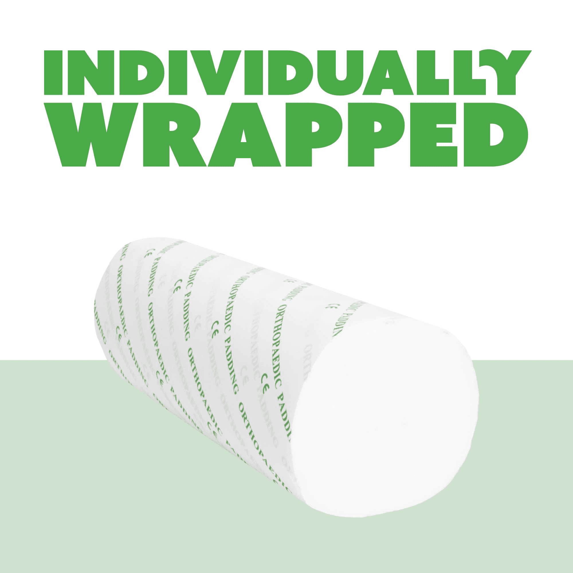 Cotton Cast Padding, 36 Rolls, 6” x 12ft, Undercast Padding Cotton, Gauze Bandage for Halloween Wrap Bandage Art Projects, Body Casts, Mask Making, Hobby Craft, Wound Care, Orthopedic