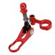 thumbnail image 2 of Liberación rápida de la manija del asiento de la bicicleta y el clip del marco trasero para bicicletas plegables Brompton rojo anodizado de aleación de aluminio, 2 of 10
