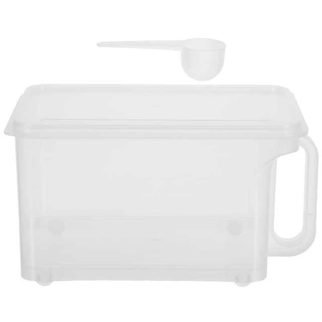 BESTYASH Caja Organizadora Para Detergente En Polvo Transparente Con Hermético Para Lavandería