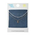 thumbnail image 3 of Time and Tru Goldtone Initial Letter Necklace Set, 2 Pieces, Letter J, 3 of 3