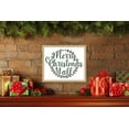 thumbnail image 3 of Merry Christmas Y'all 17.5" x 21.5" Framed Christmas Wall Decor Art Print Sign Poster in a Natural, 3 of 8