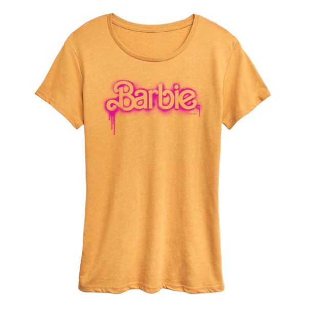 Barbie Spray Painted Drip Women's Short Sleeve Graphic TShirt