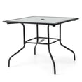 thumbnail image 4 of Mesa de Comedor para Patio Costway 89 x 89 cm con Tablero de Vidrio Templado, 4 of 4