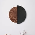 thumbnail image 2 of Veichin Black Wood Art | Line Art Wood | 3D Wood Decor | Wood Wall Decor Art | Housewarming Gift | Natural Rustic Wall Art |Modern wall decorations for bedroom,dining room., 2 of 5